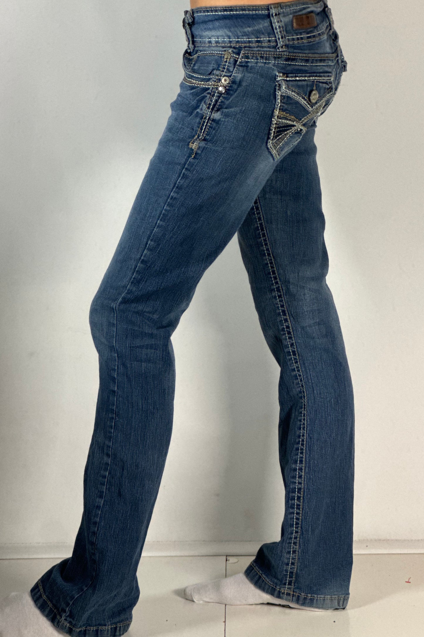 Lågmidjade jeans stl: S