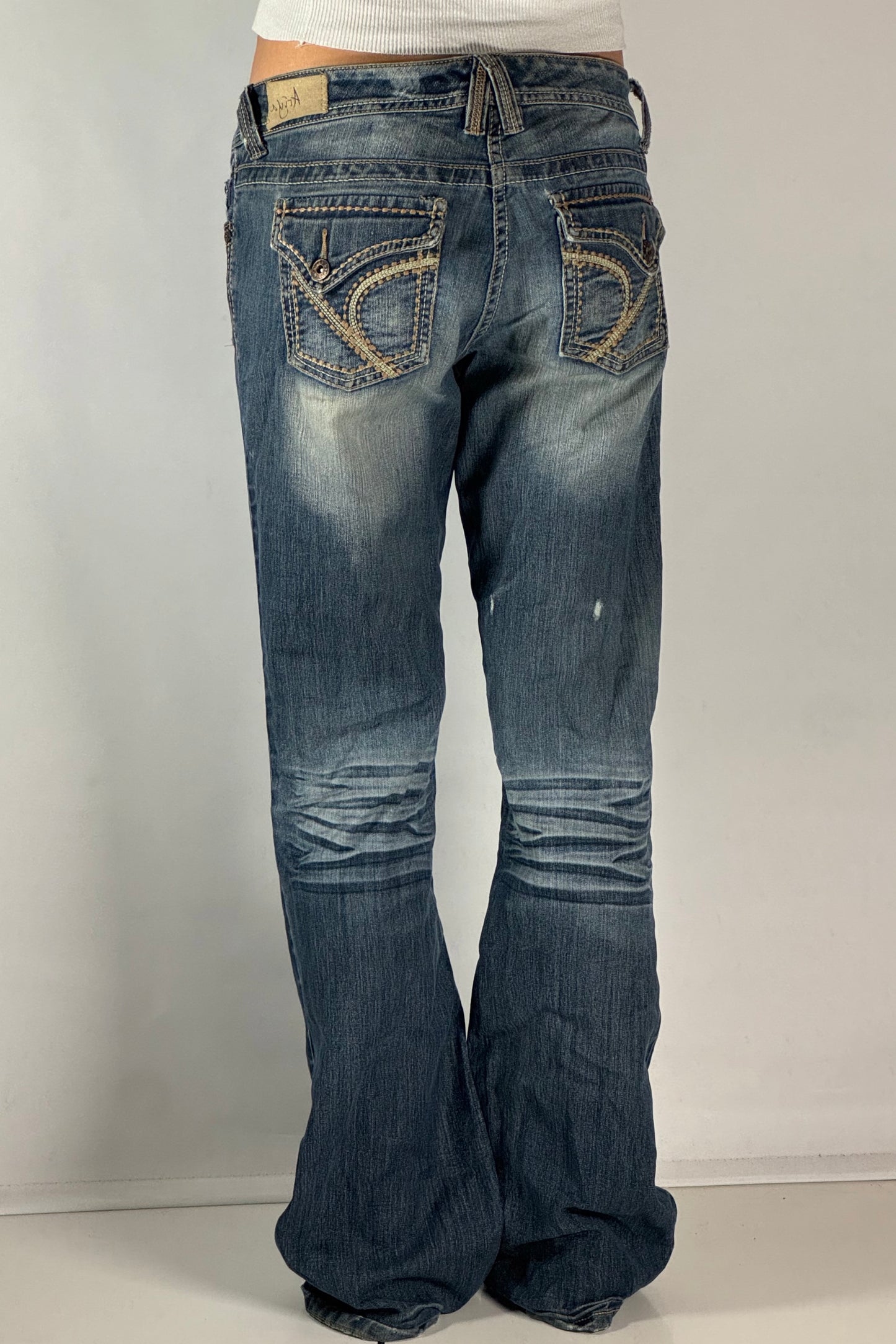Lågmidjade jeans stl: S