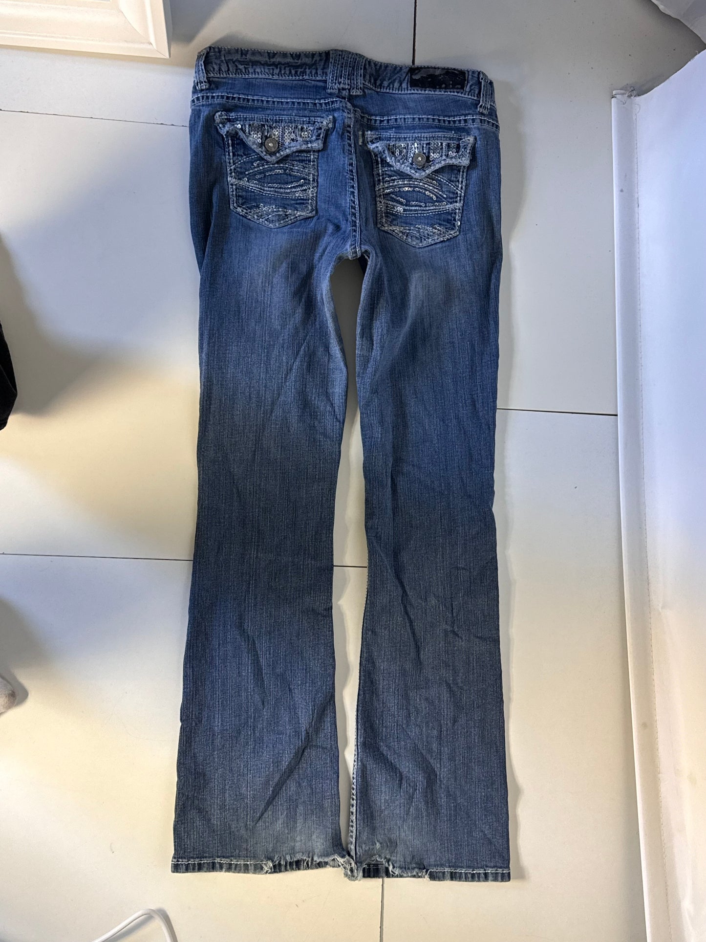 Lågmidjade jeans stl: S