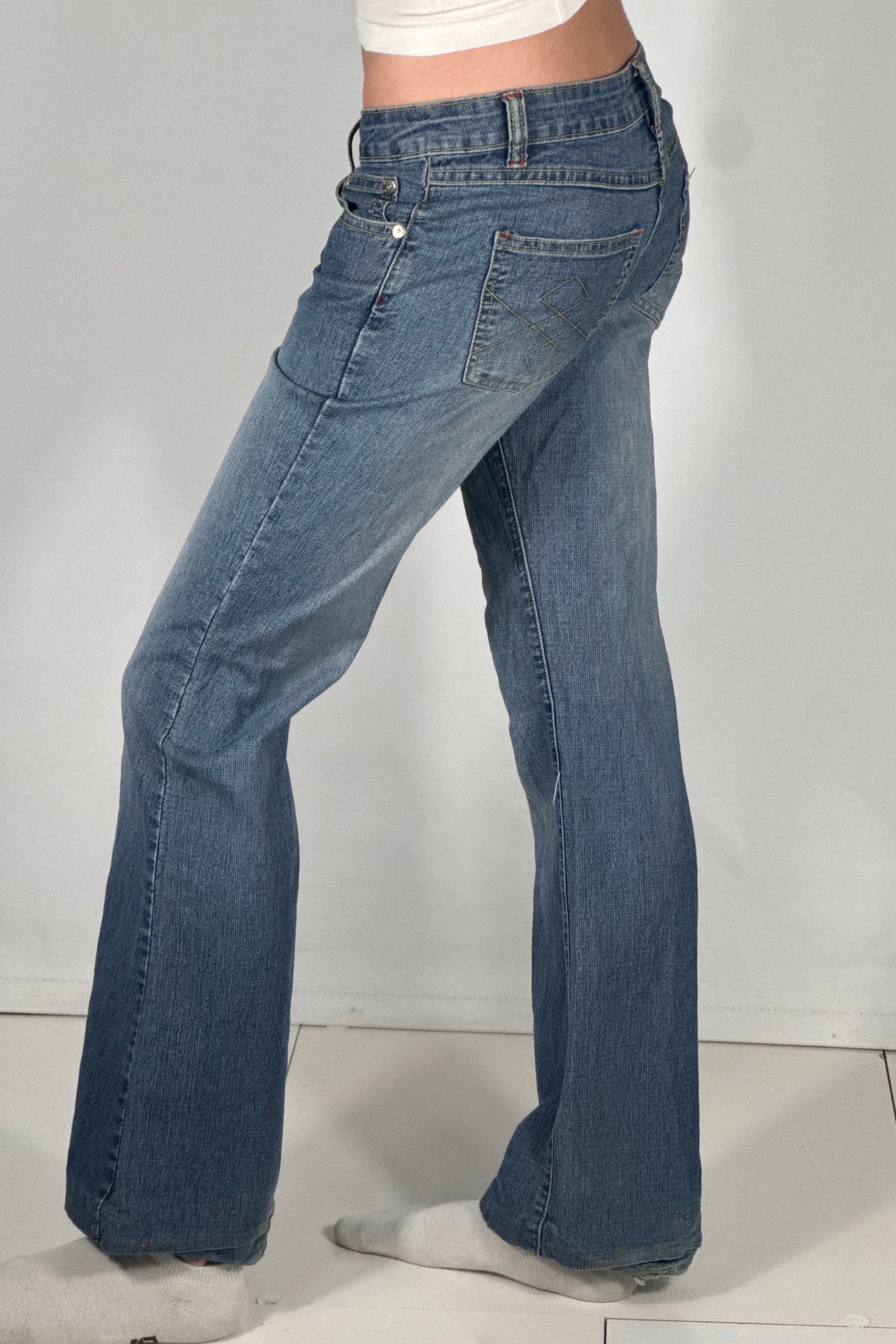 Lågmidjade jeans stl: XS