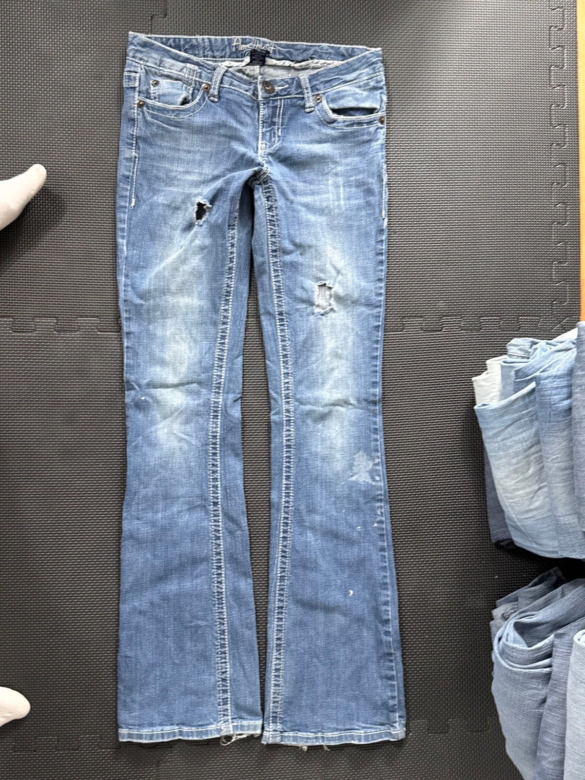 Lågmidjade jeans stl: S
