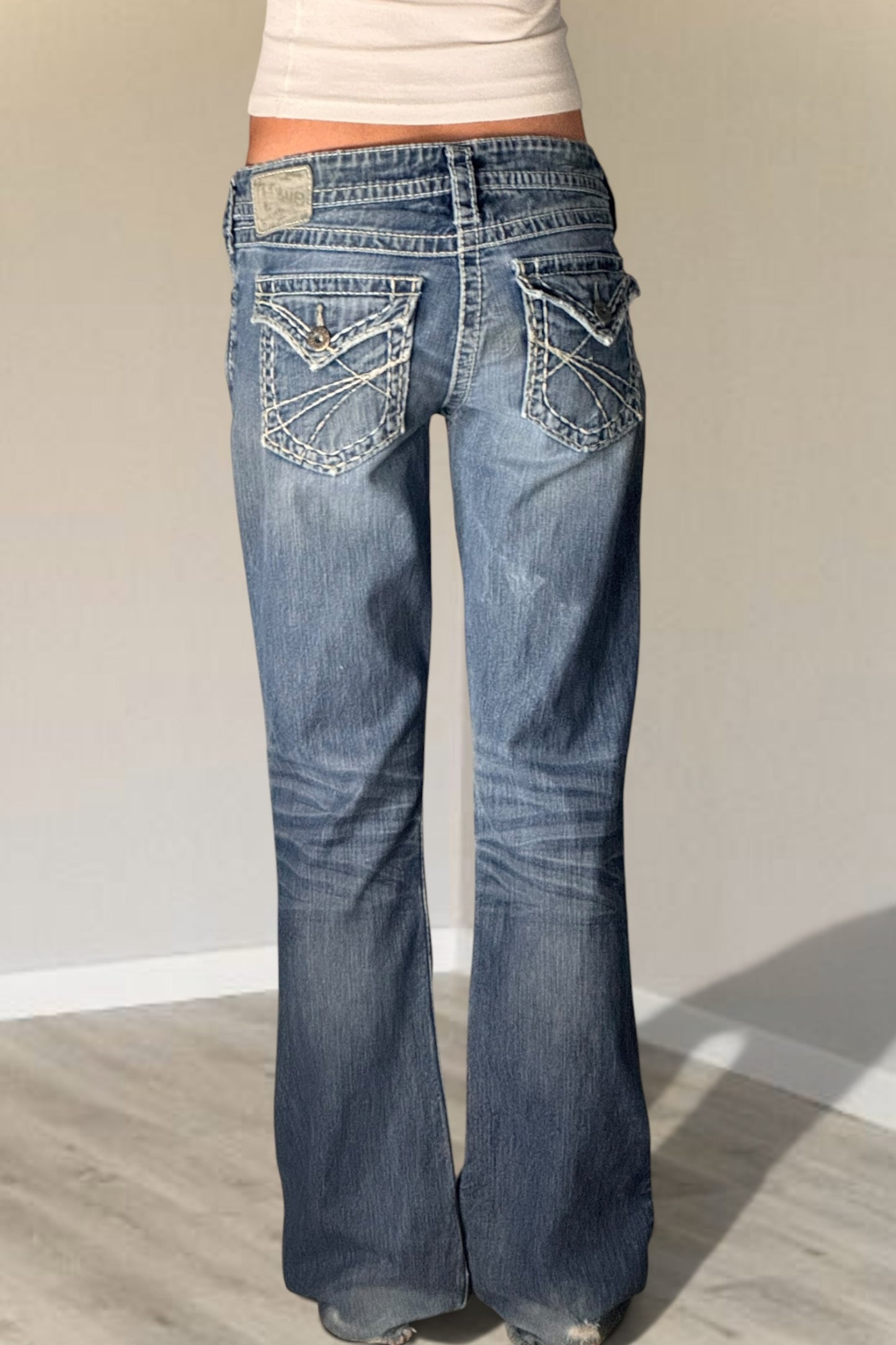 Lågmidjade jeans stl: S