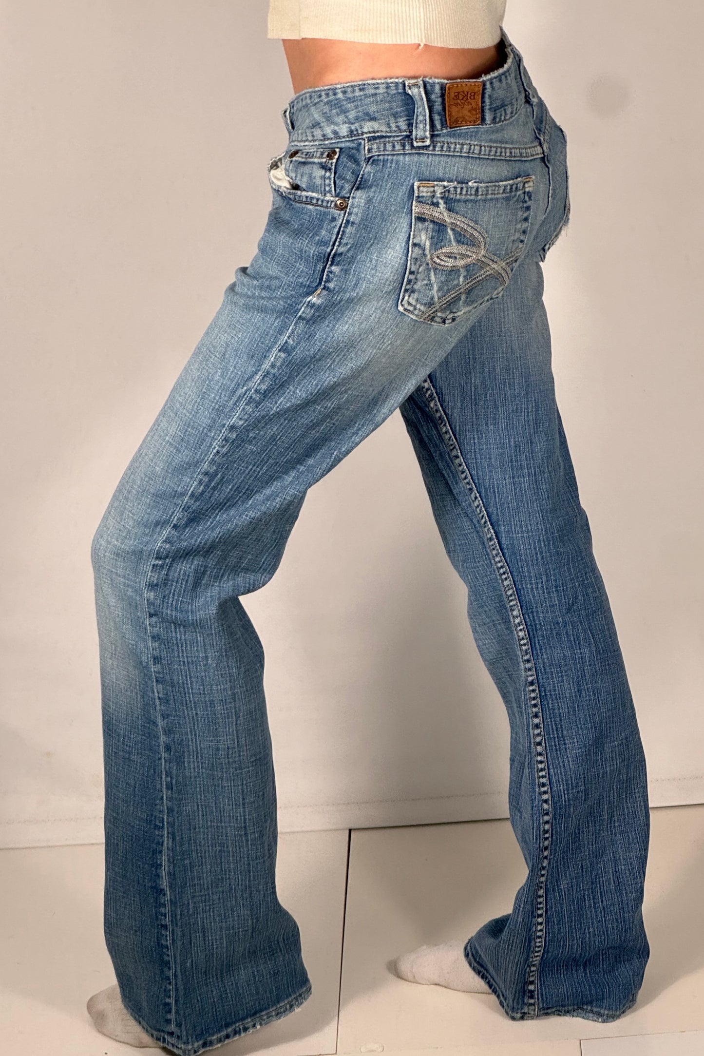 Lågmidjade jeans stl: S/M