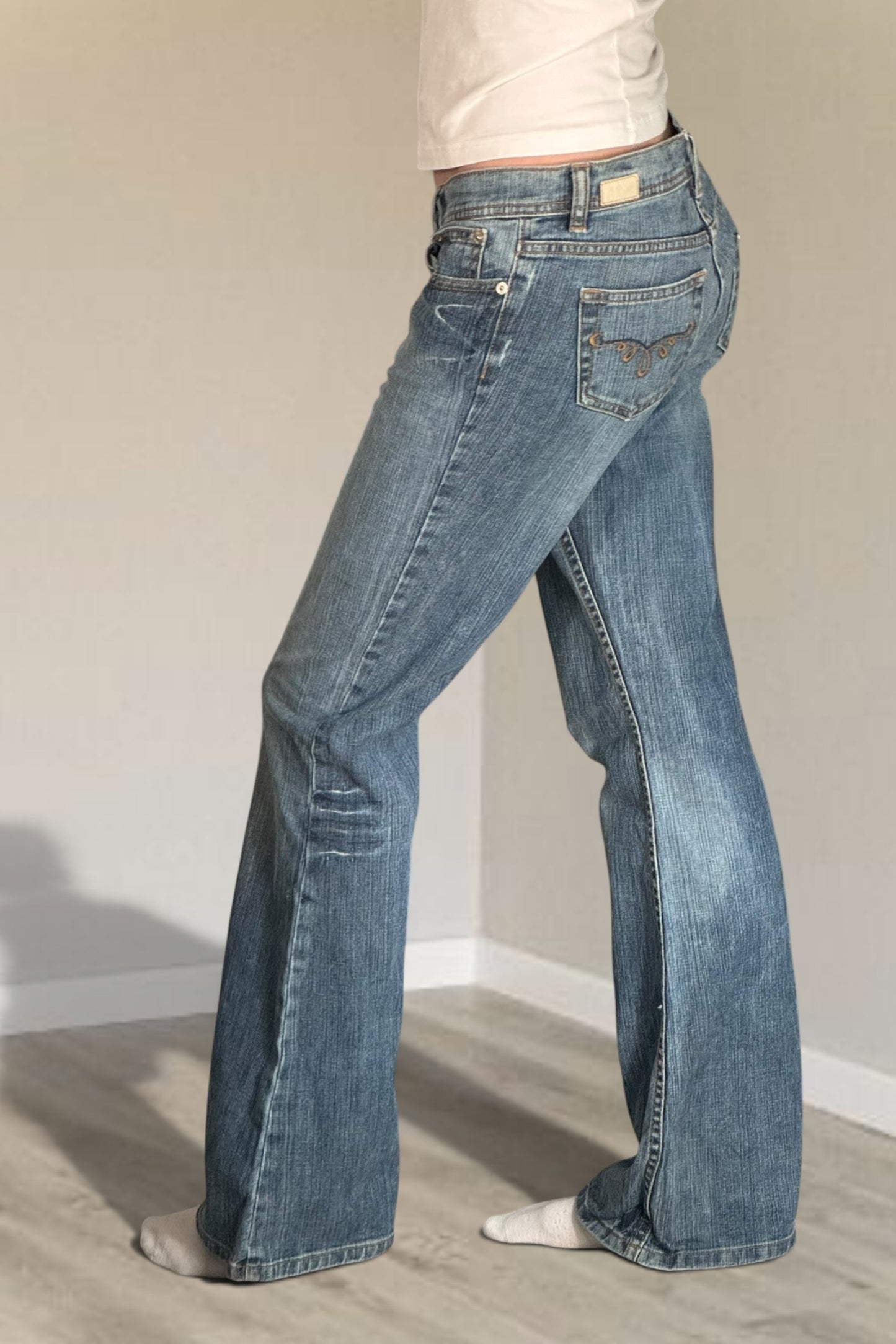 Lågmidjade jeans stl: S