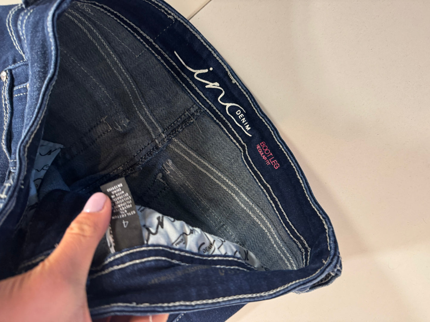 Lågmidjade jeans stl: S