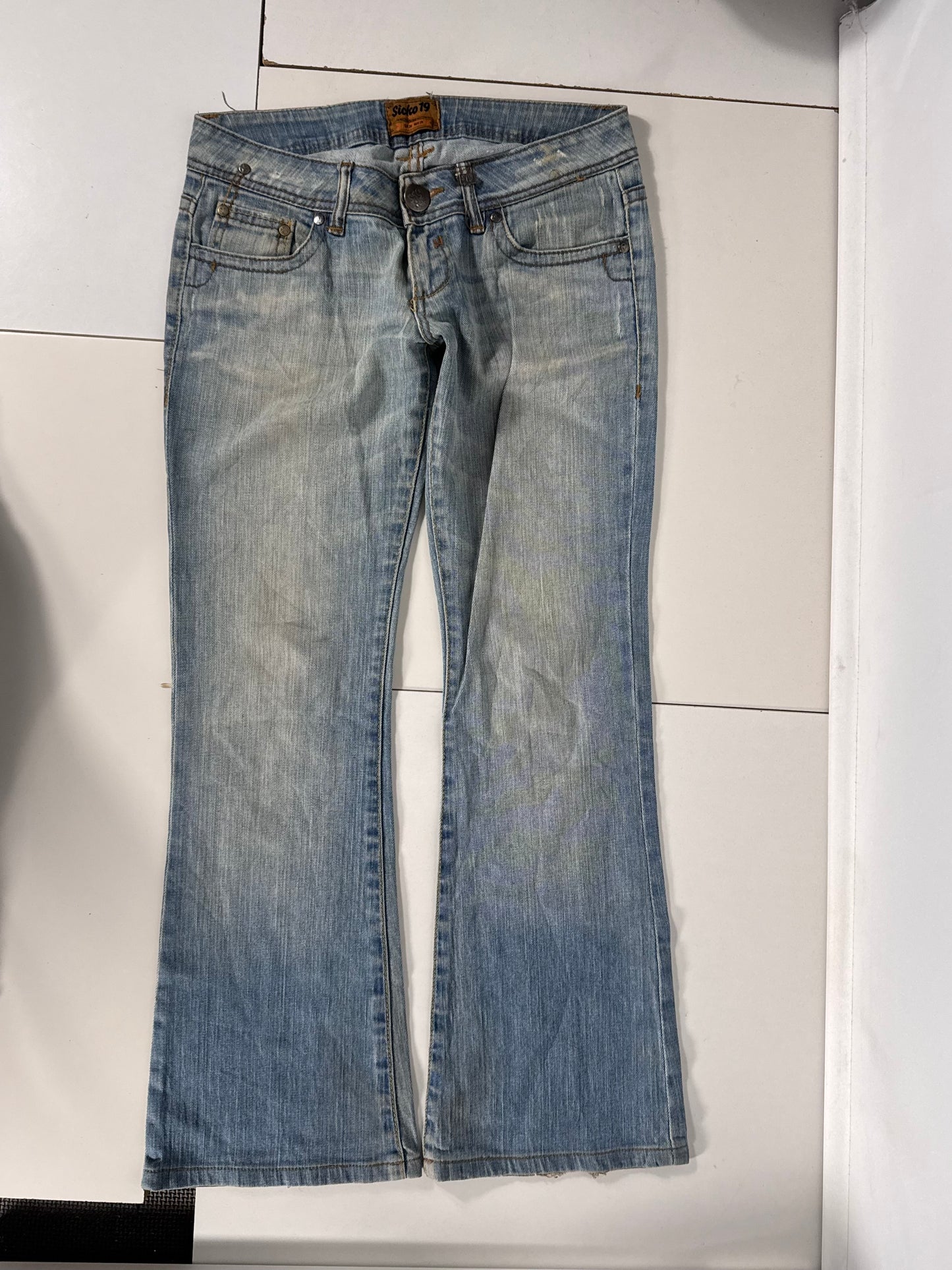 Lågmidjade jeans stl: S
