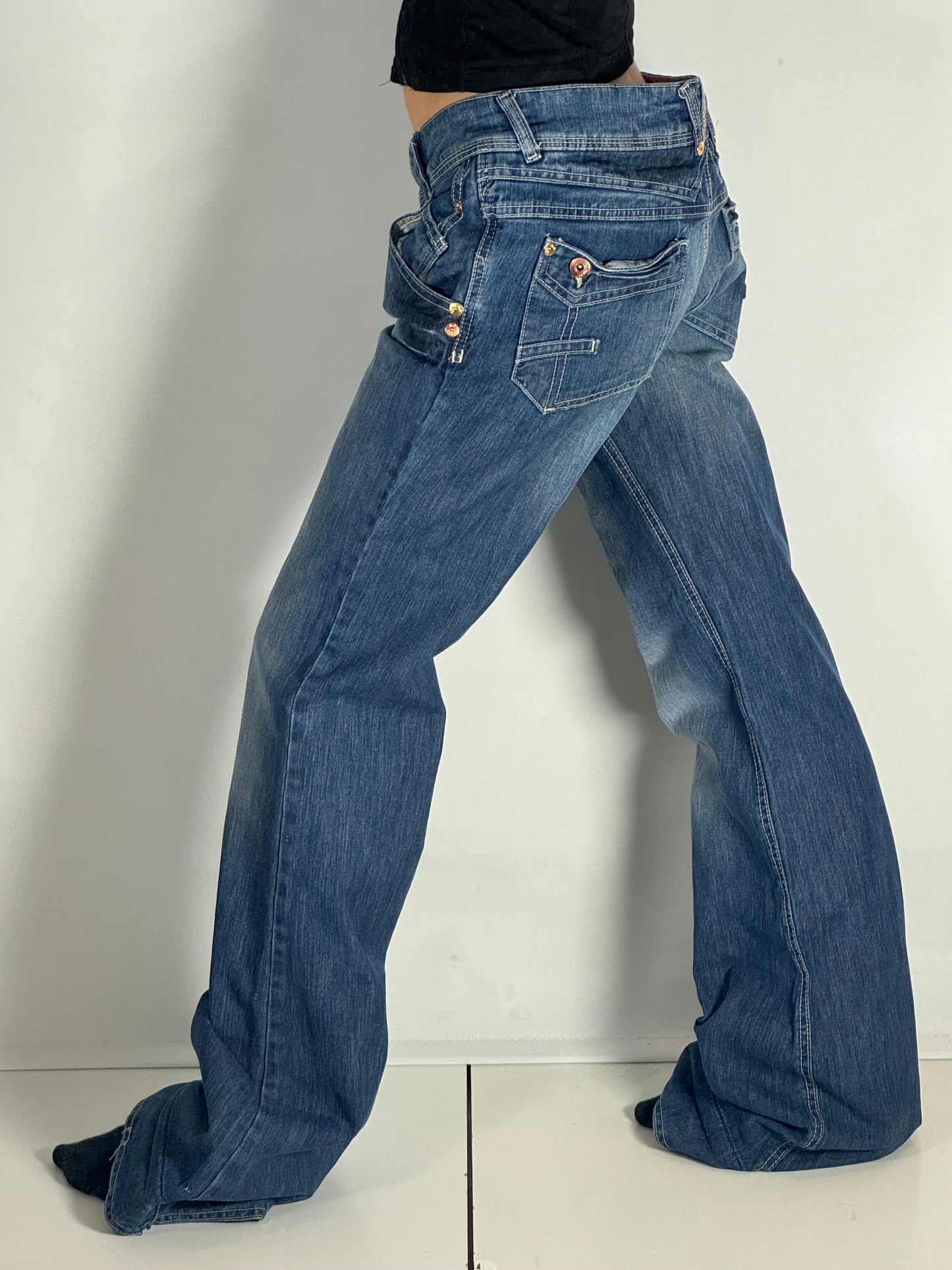 Lågmidjade jeans stl: L