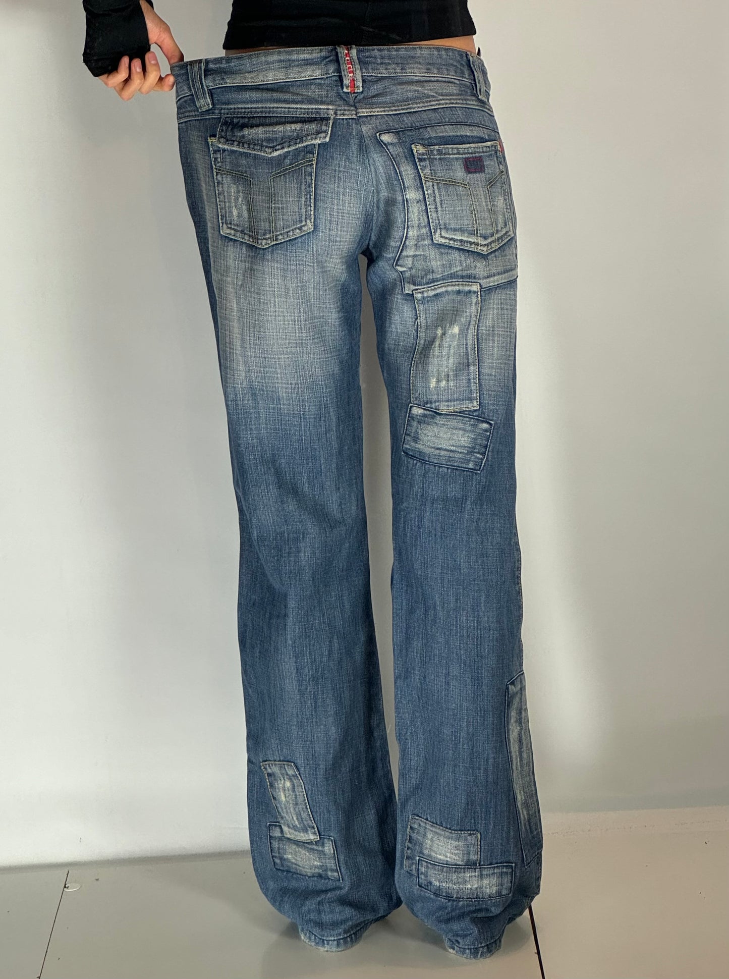 Lågmidjade jeans stl: M