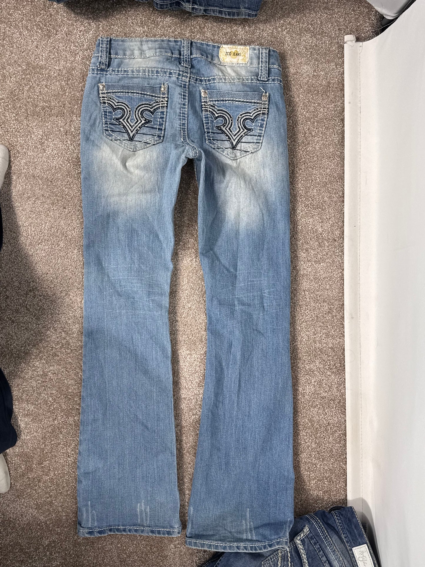 Lågmidjade jeans stl: S