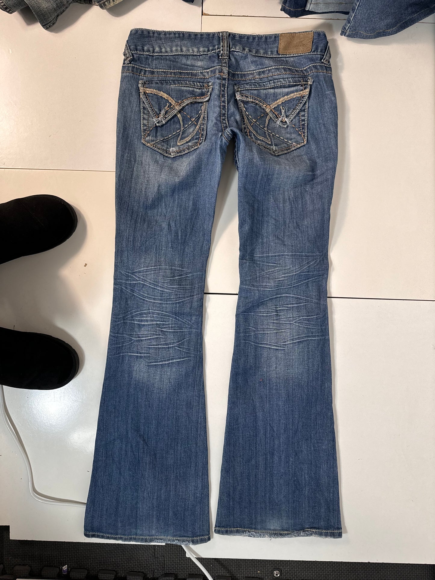 Lågmidjade jeans stl: S
