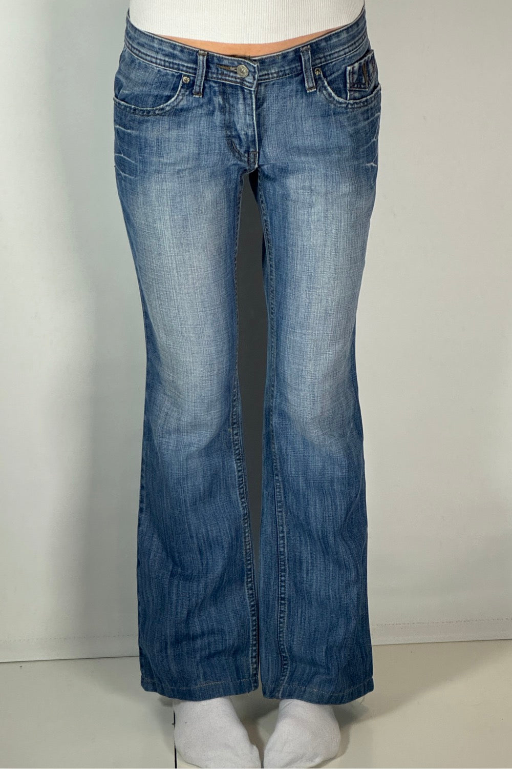 Lågmidjade jeans stl: S