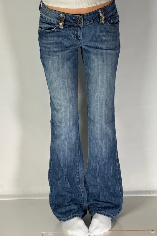 Lågmidjade jeans stl: S