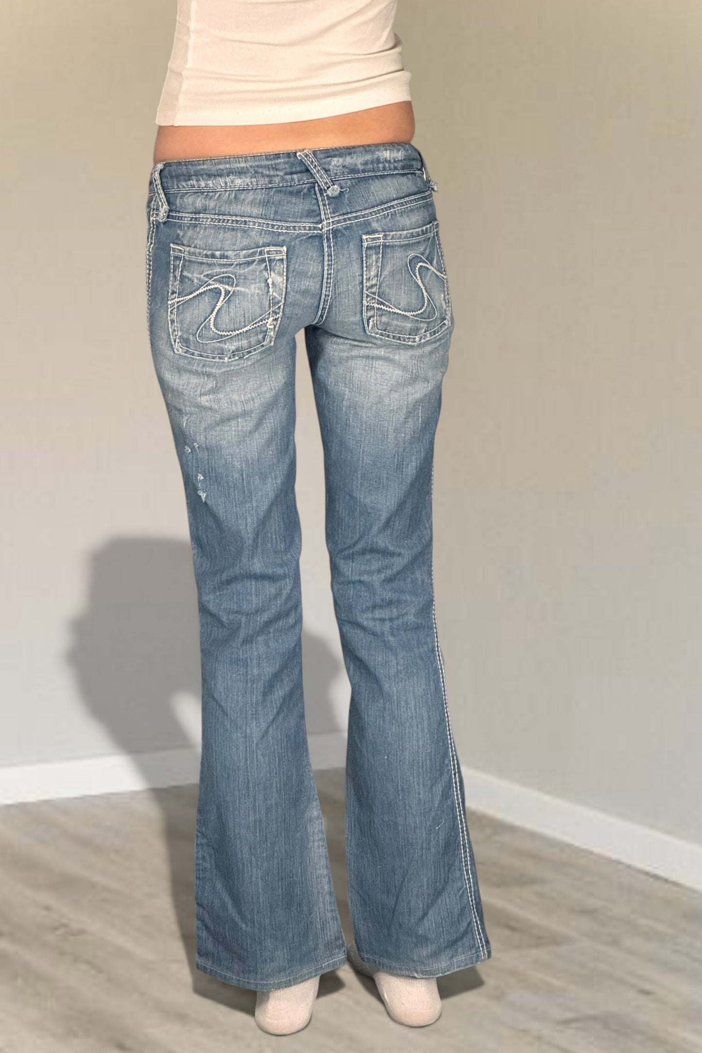 Lågmidjade jeans stl: XXS