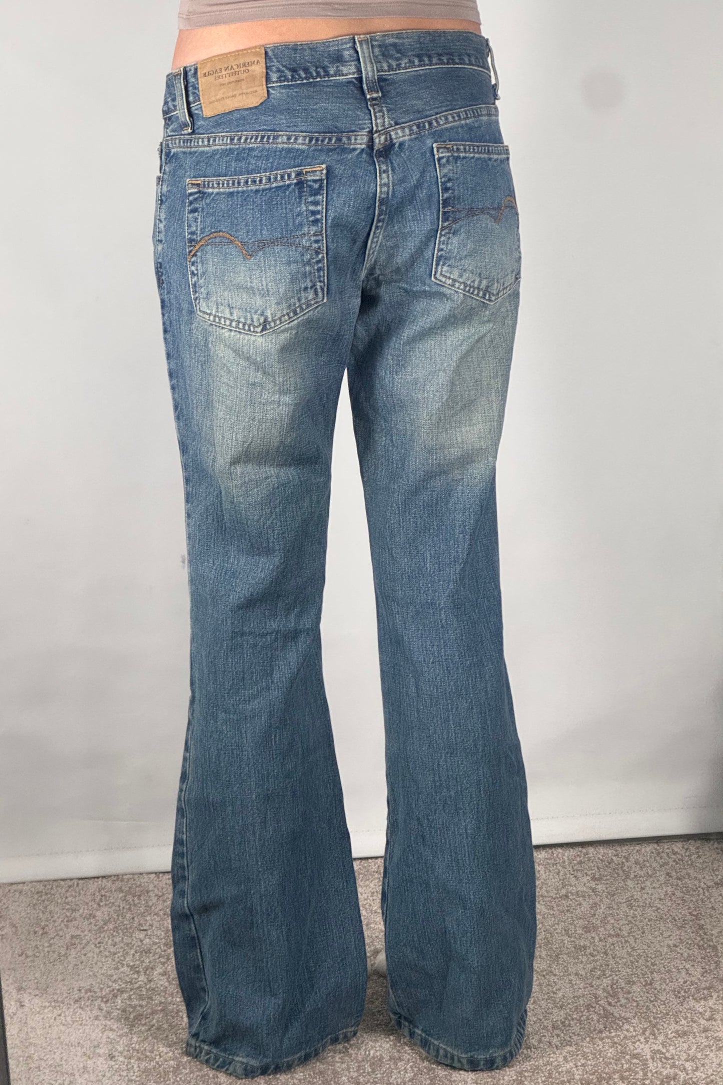Lågmidjade jeans stl: S