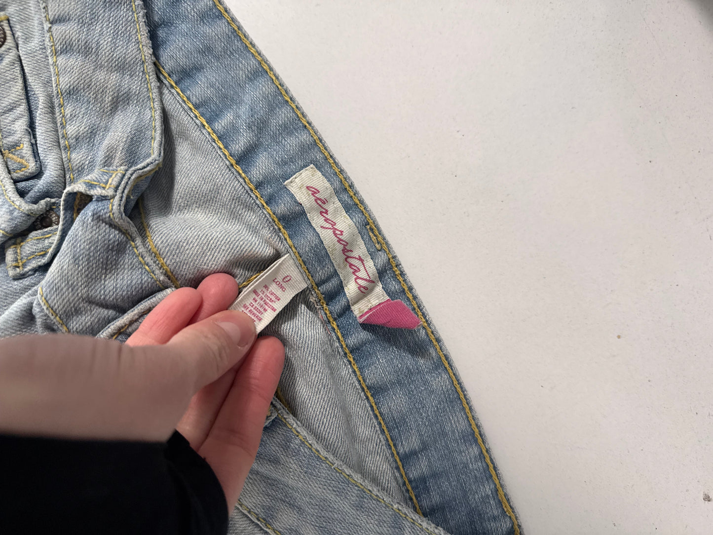 Lavlivede jeans str: XXS