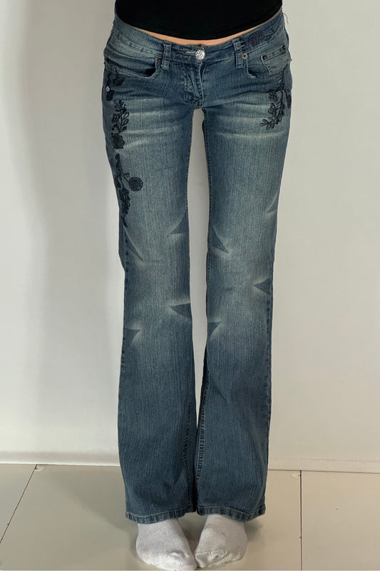 Lågmidjade jeans stl: S