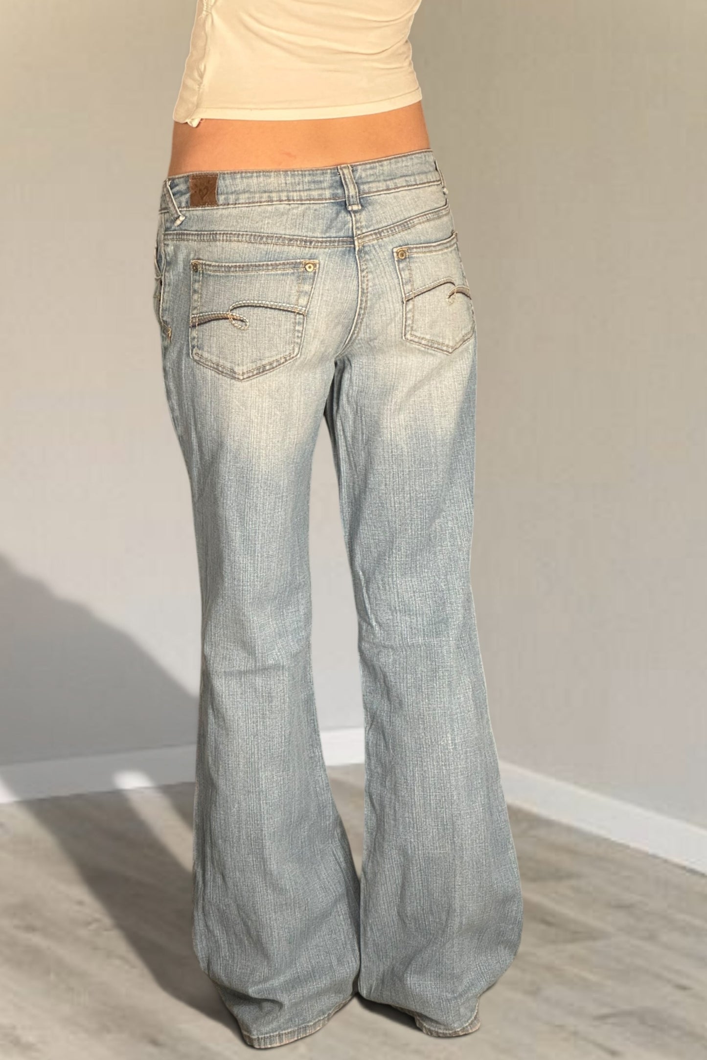 Lågmidjade jeans stl: S