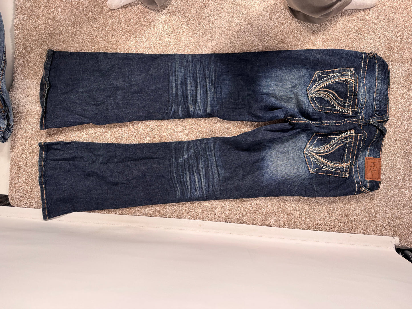 Lavtaljede jeans str: M