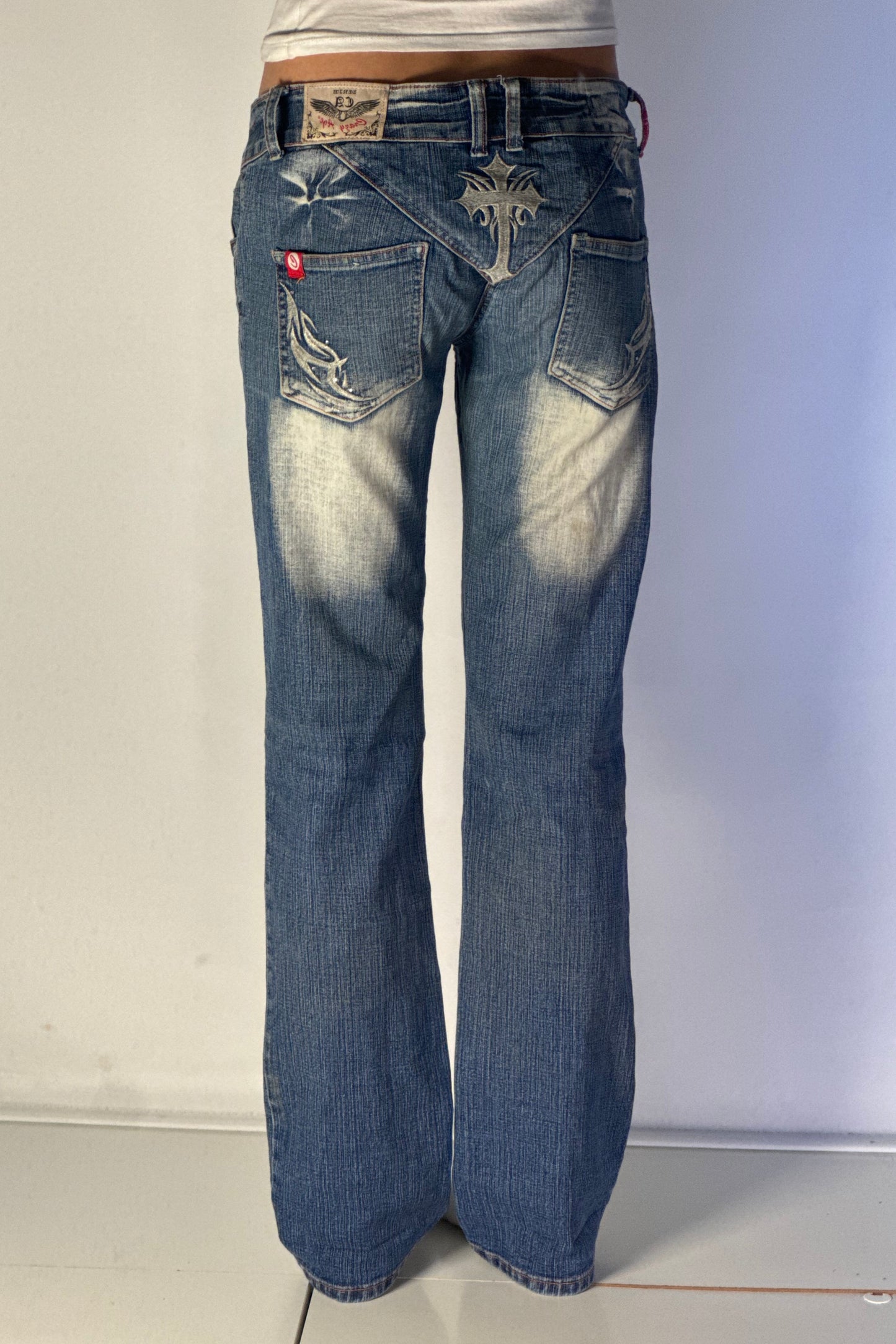Lågmidjade jeans stl: S