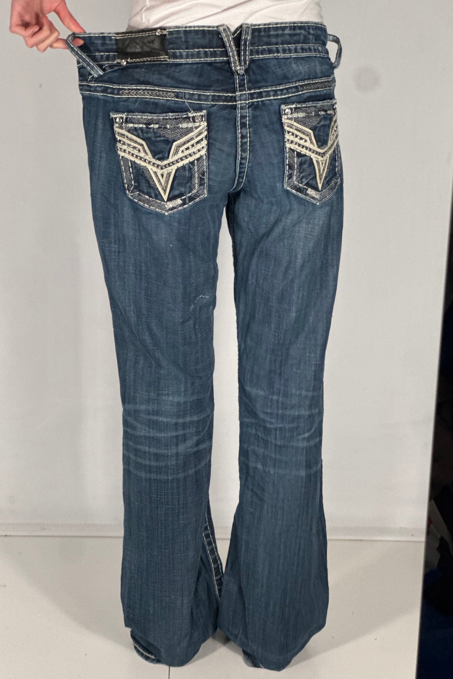 Lågmidjade jeans stl: M