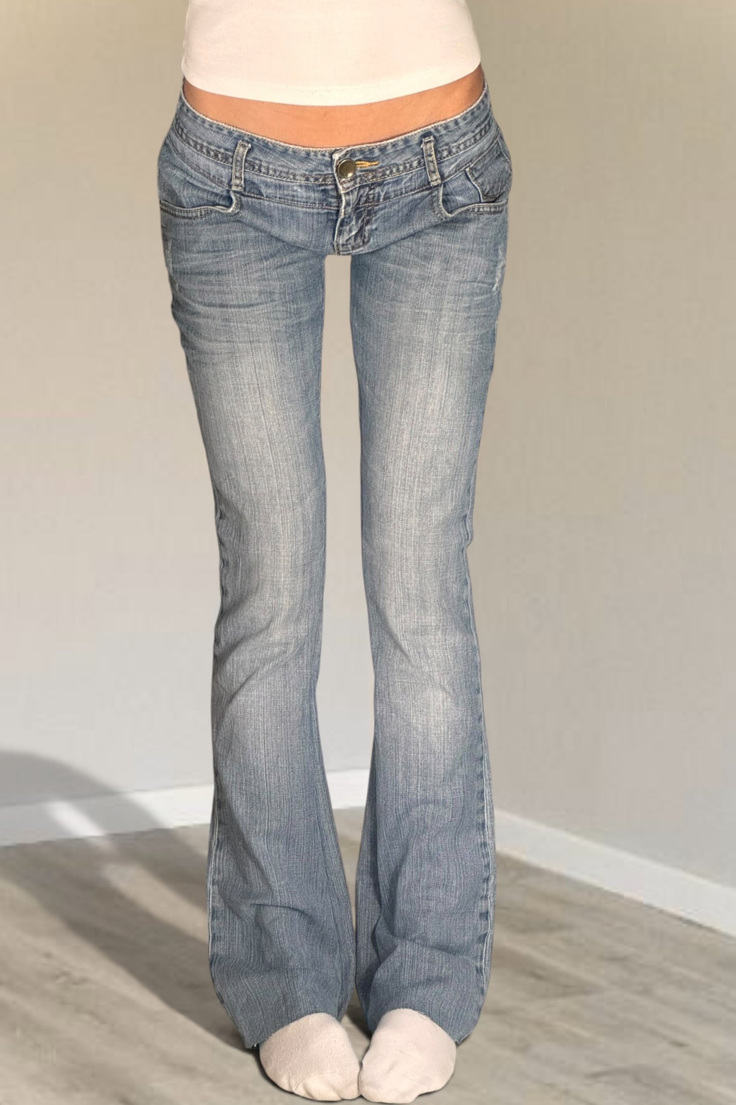 Lågmidjade jeans stl: S