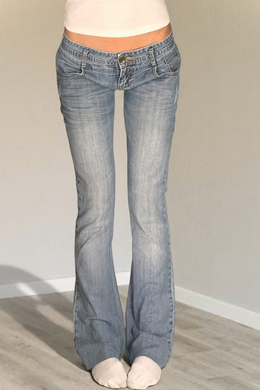Lågmidjade jeans stl: S