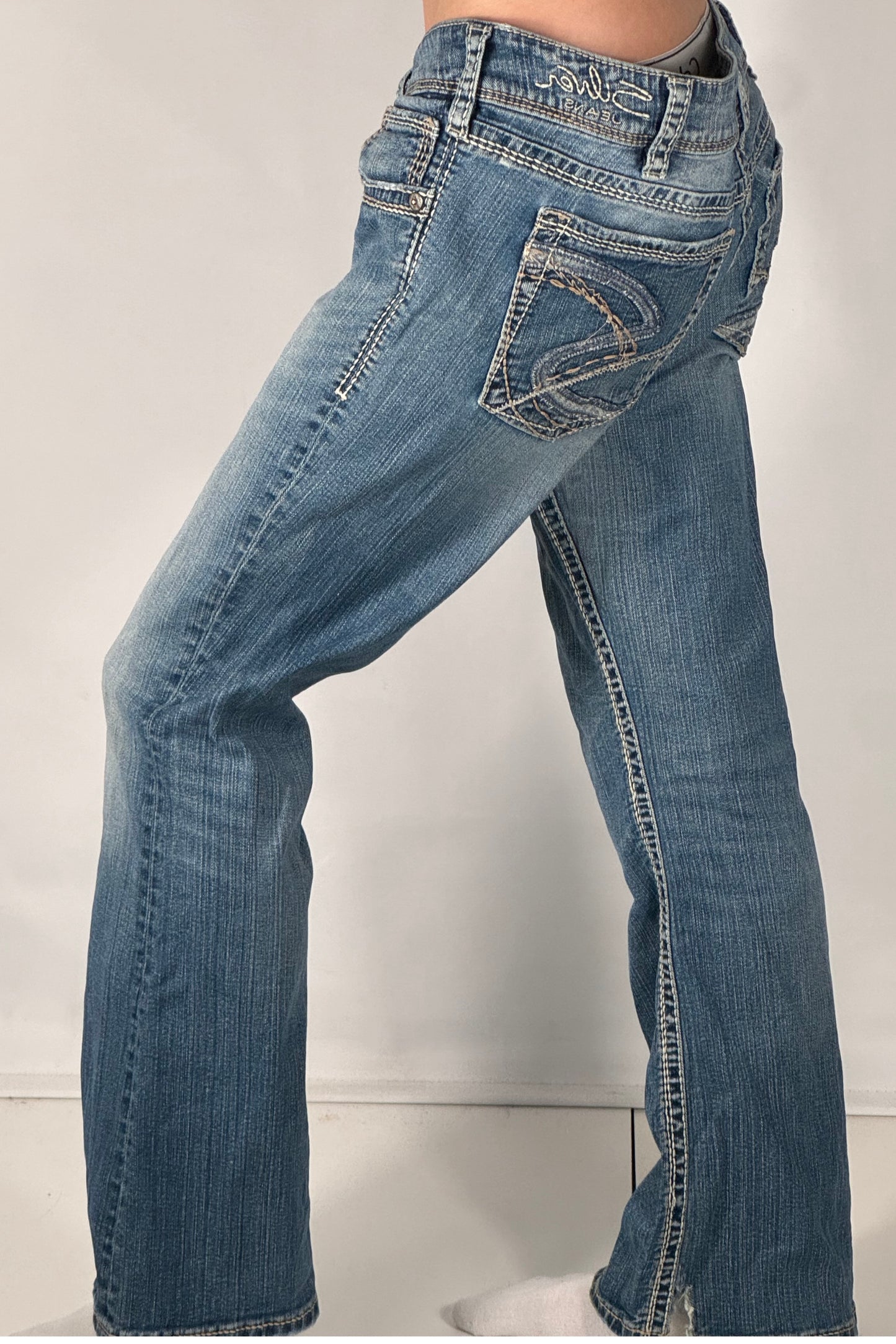 Lågmidjade jeans stl: L