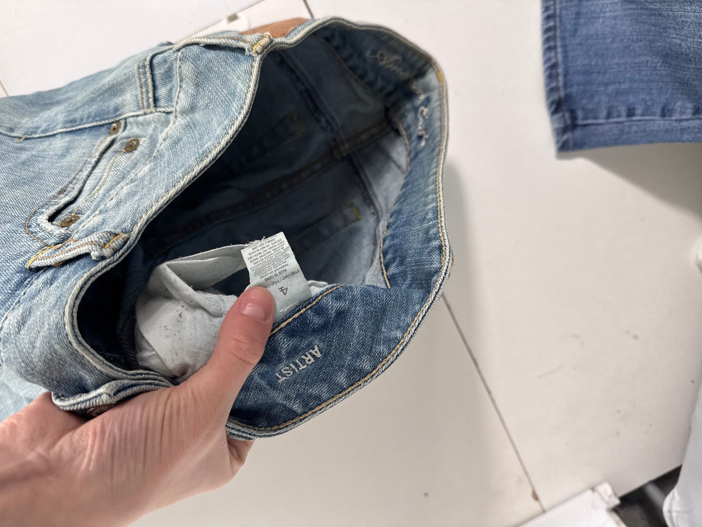 Lågmidjade jeans stl: XS