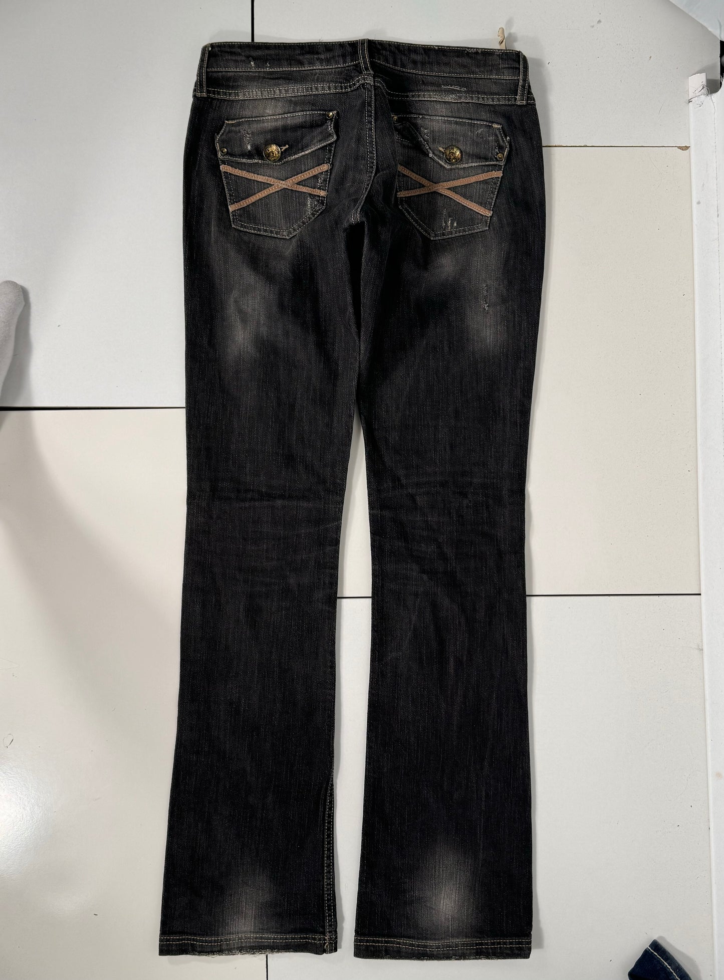 Lavt liv jeans str: S/M