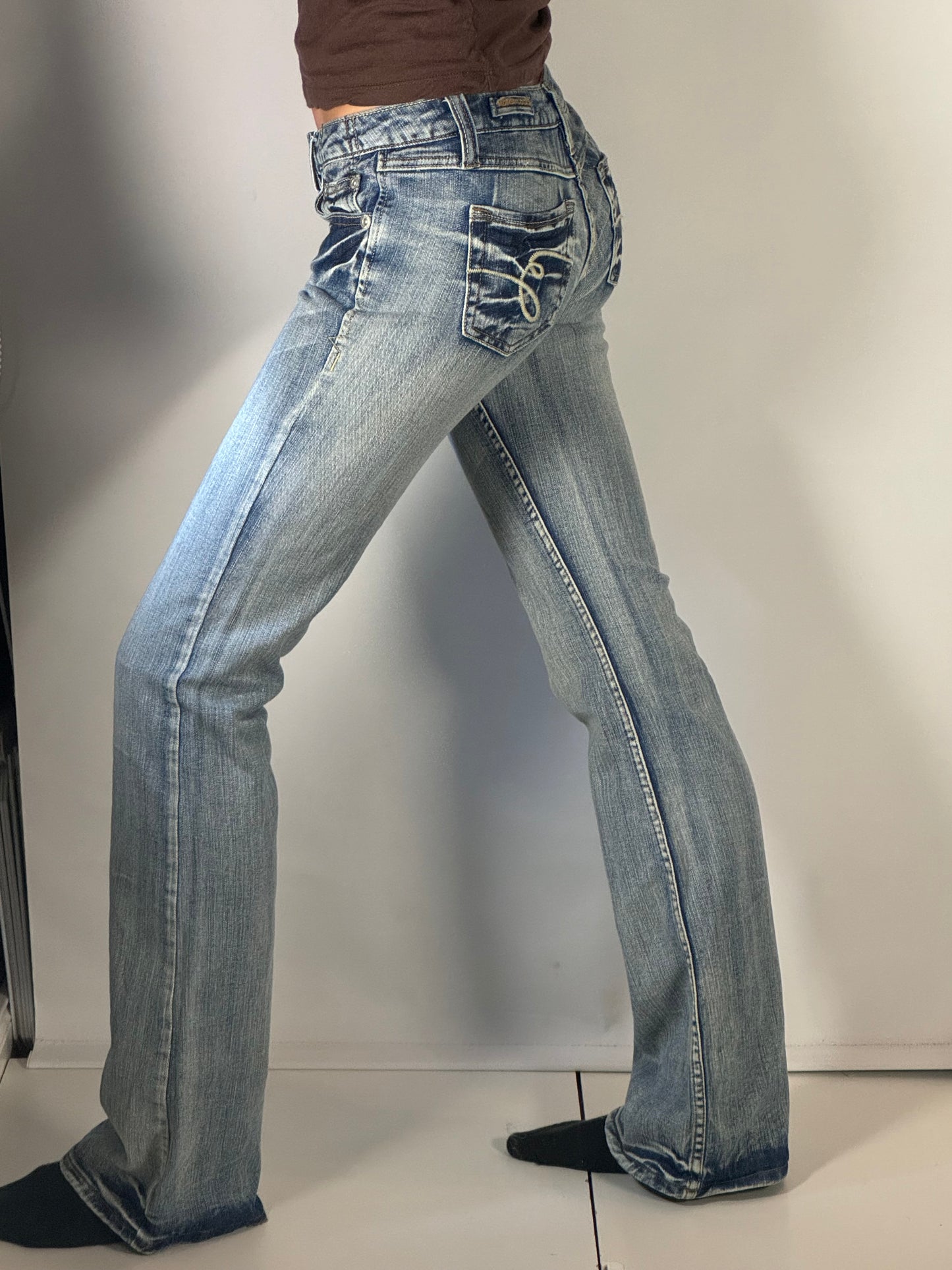 Lågmidjade jeans stl: XS