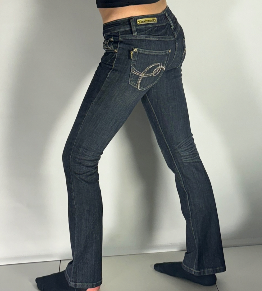 Lågmidjade jeans–stl: XXS