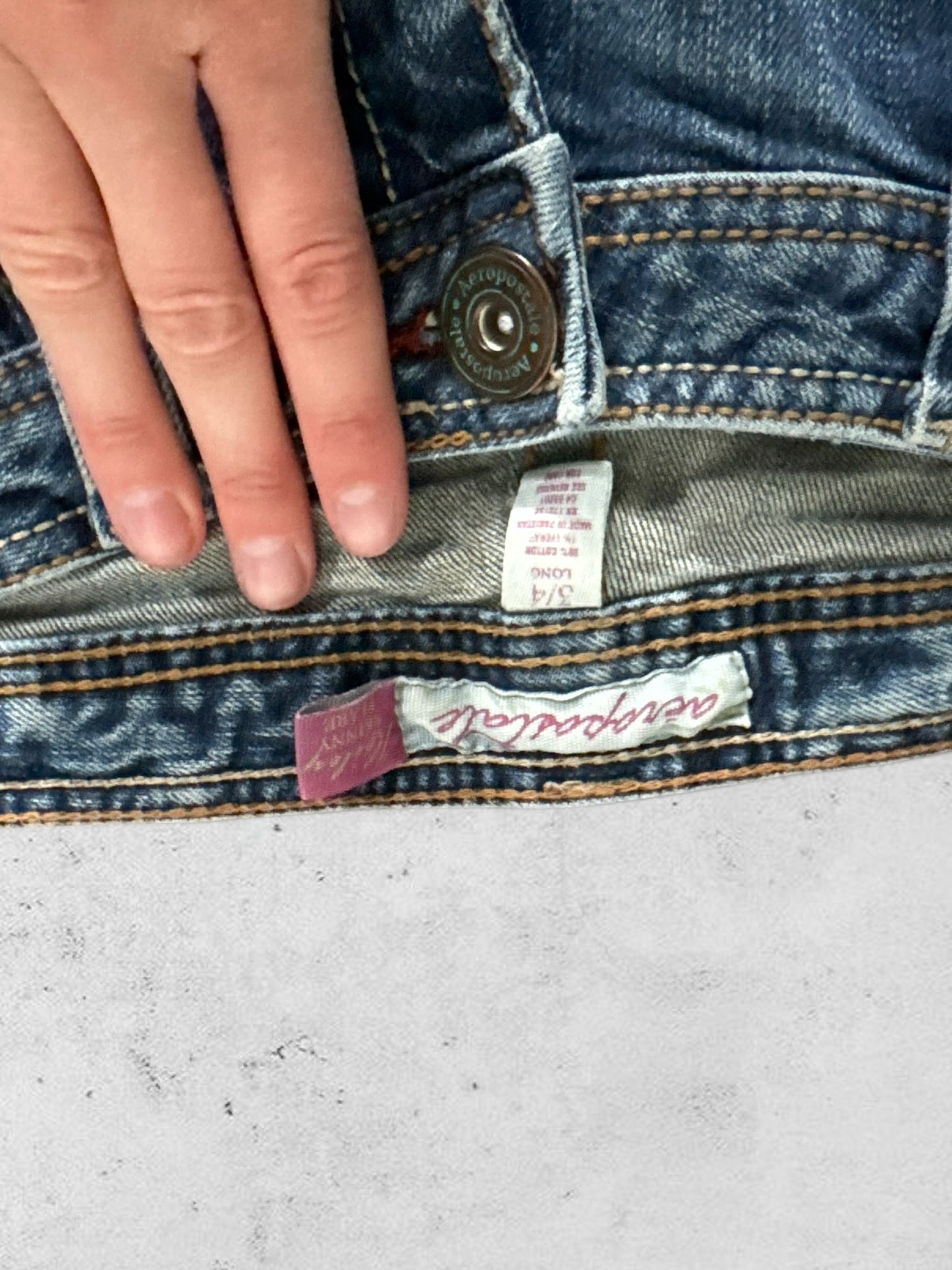 Lågmidjade jeans stl: XS
