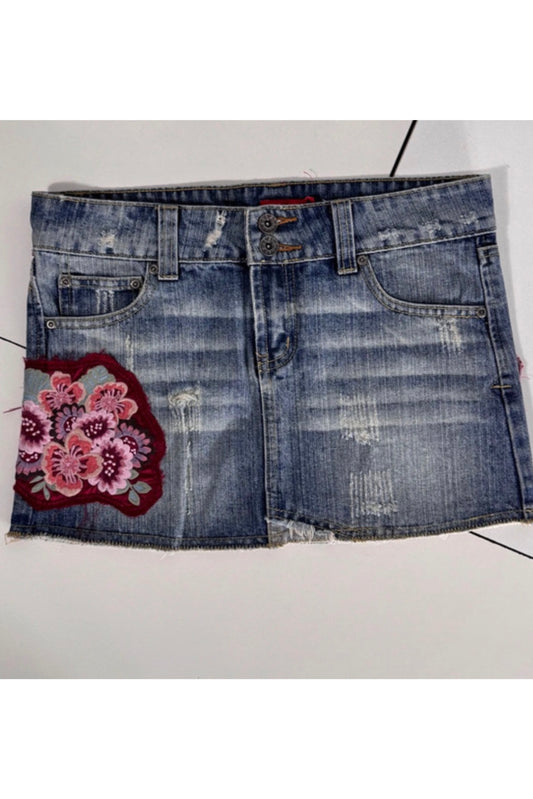 Bundle 18 pc denim skirts & shorts