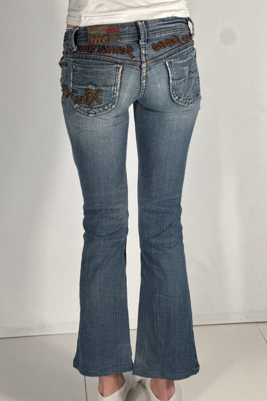 Lågmidjade jeans stl: XXXS