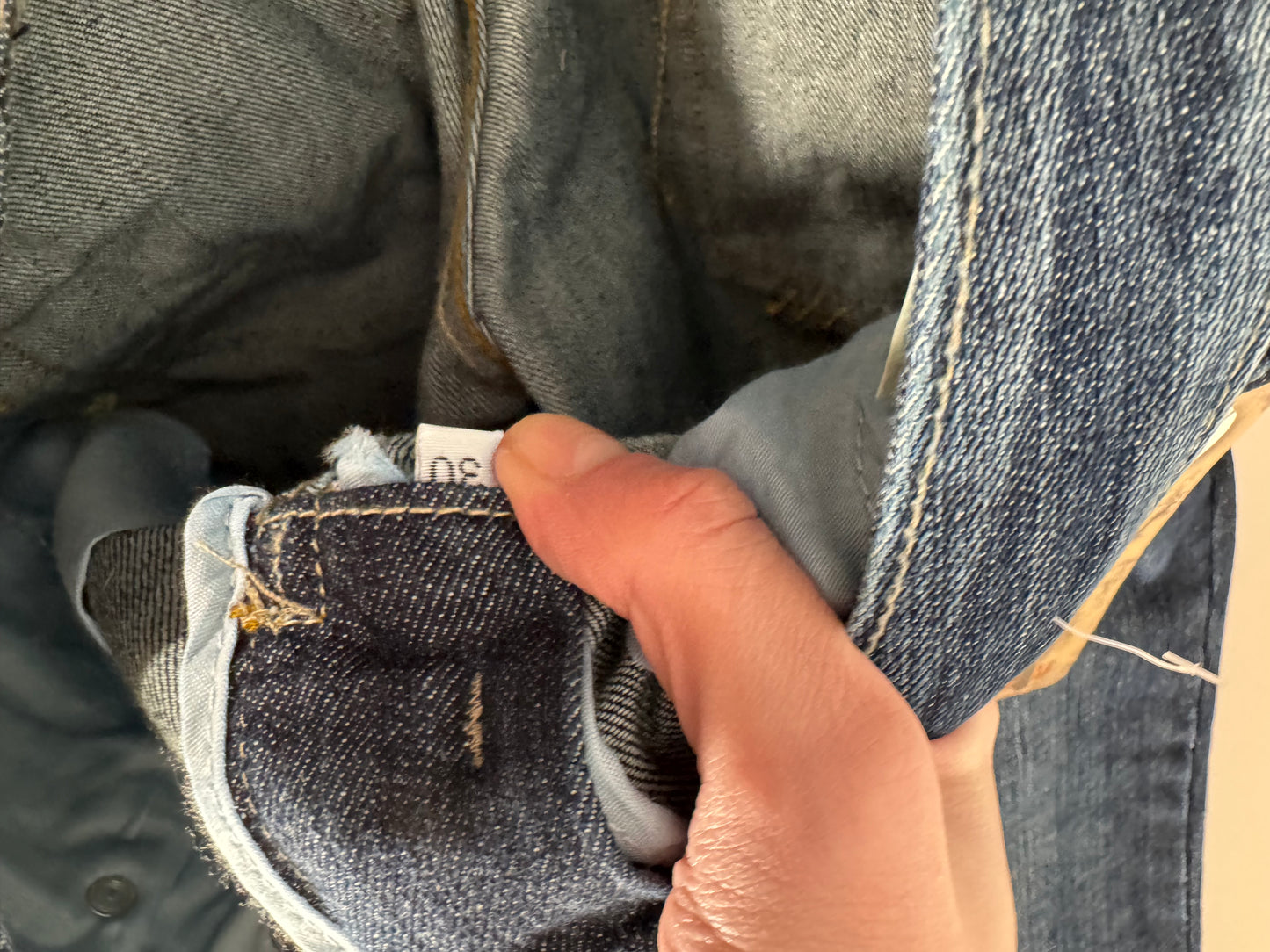 Lågmidjade jeans stl: M (W30/L34)