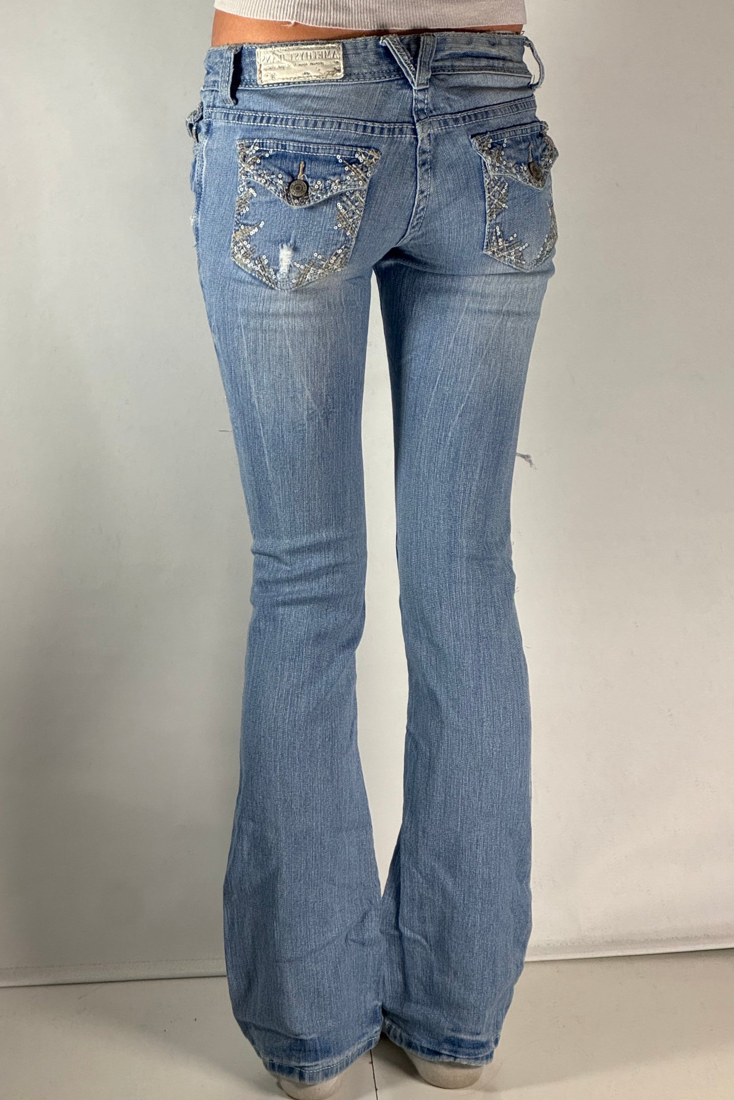 Lågmidjade jeans stl: S