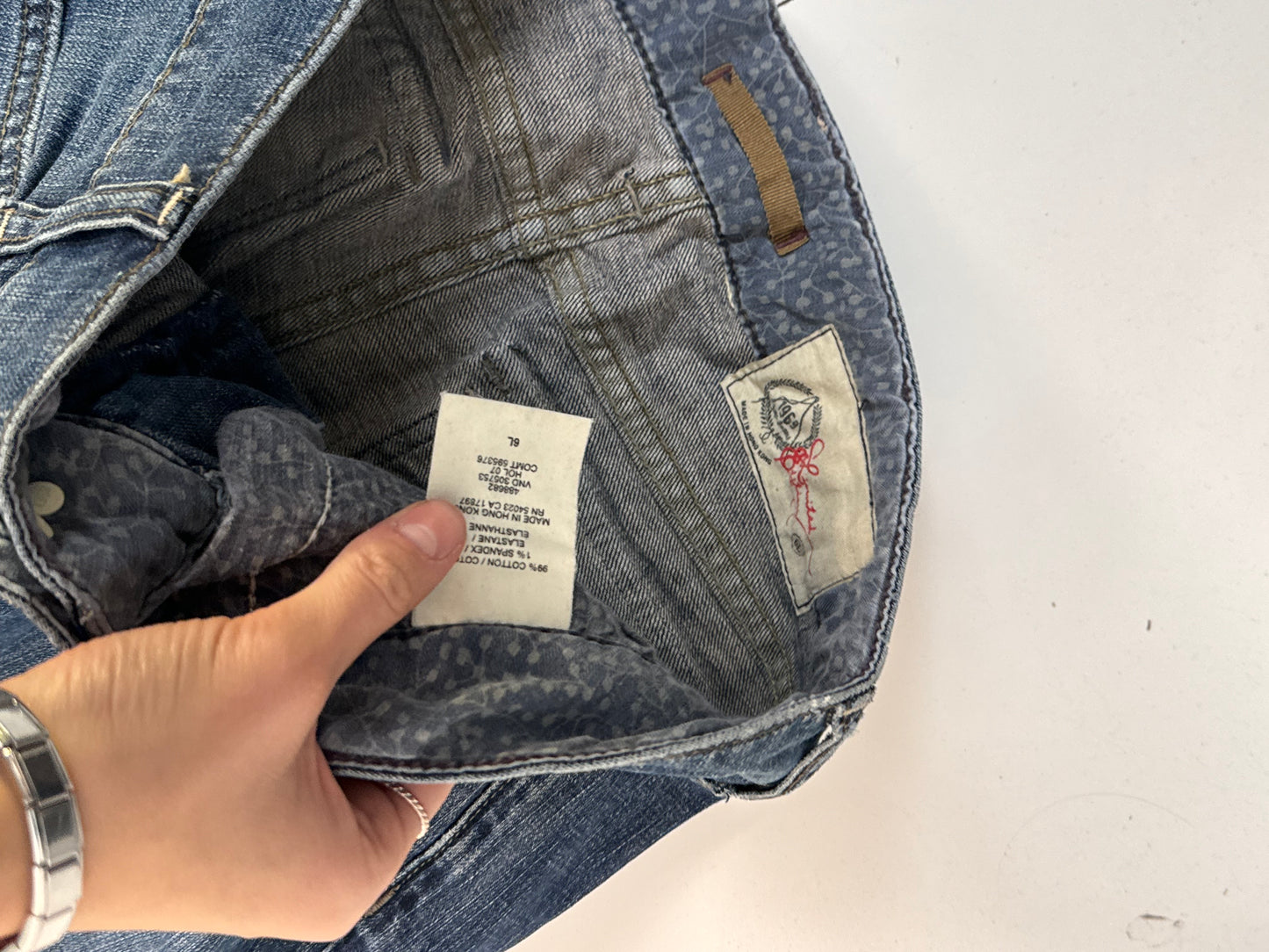 Lavtaljede jeans str: S