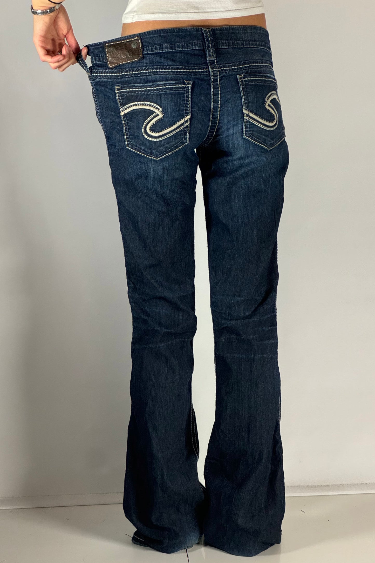 Lågmidjade jeans stl: S/M