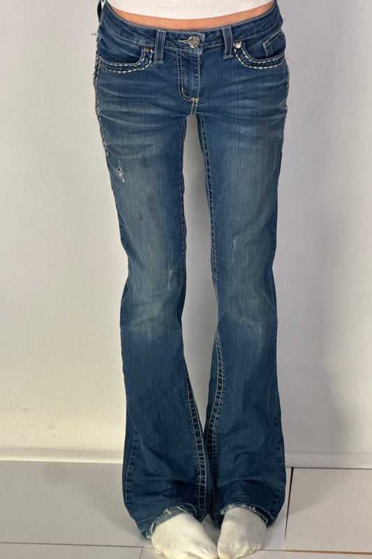 Lågmidjade jeans stl: XS