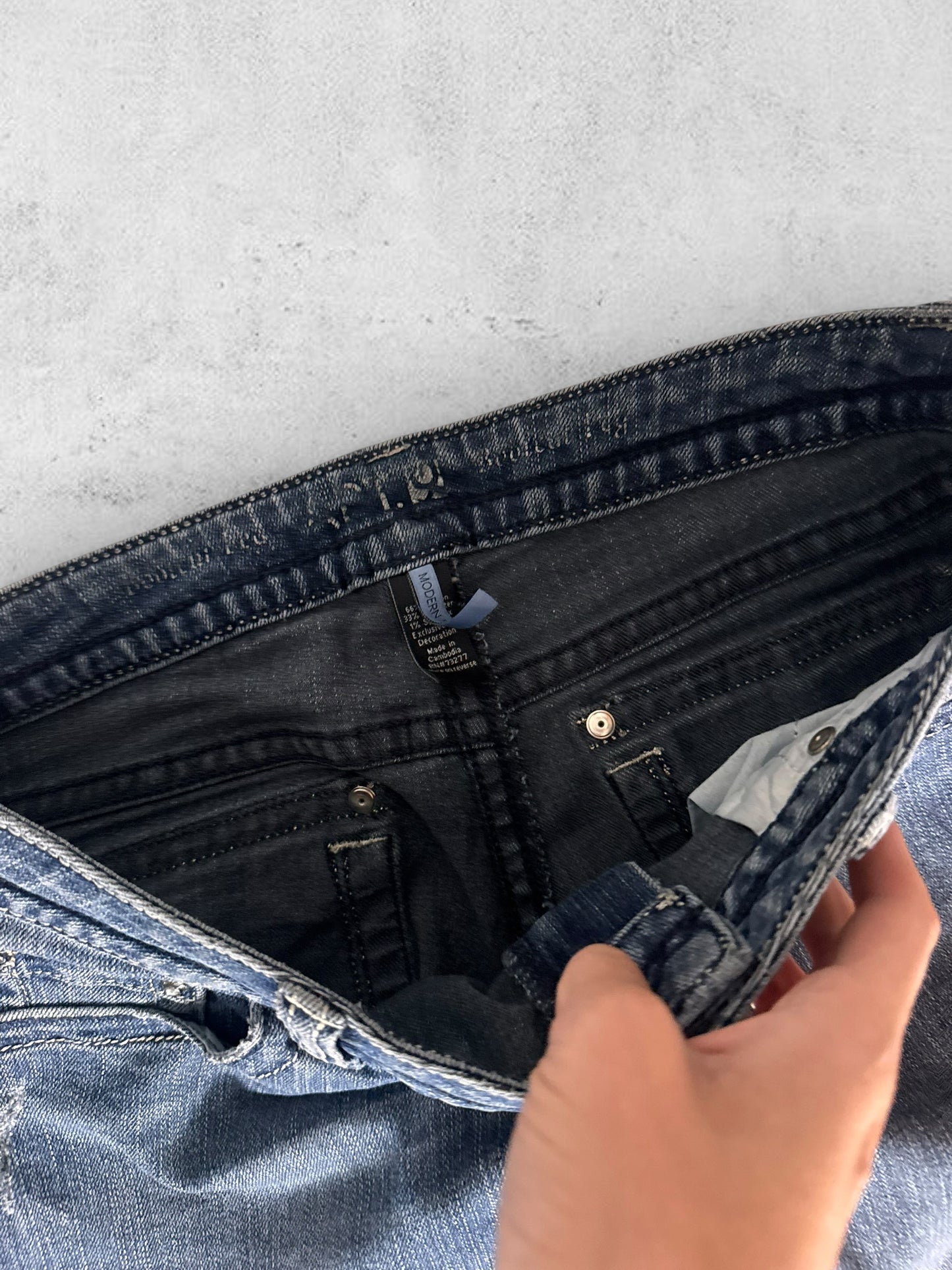 Lågmidjade jeans stl: M