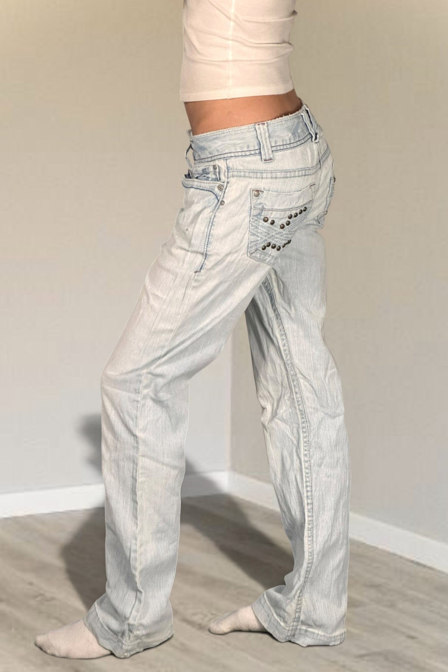 Lågmidjade jeans stl: XS/S