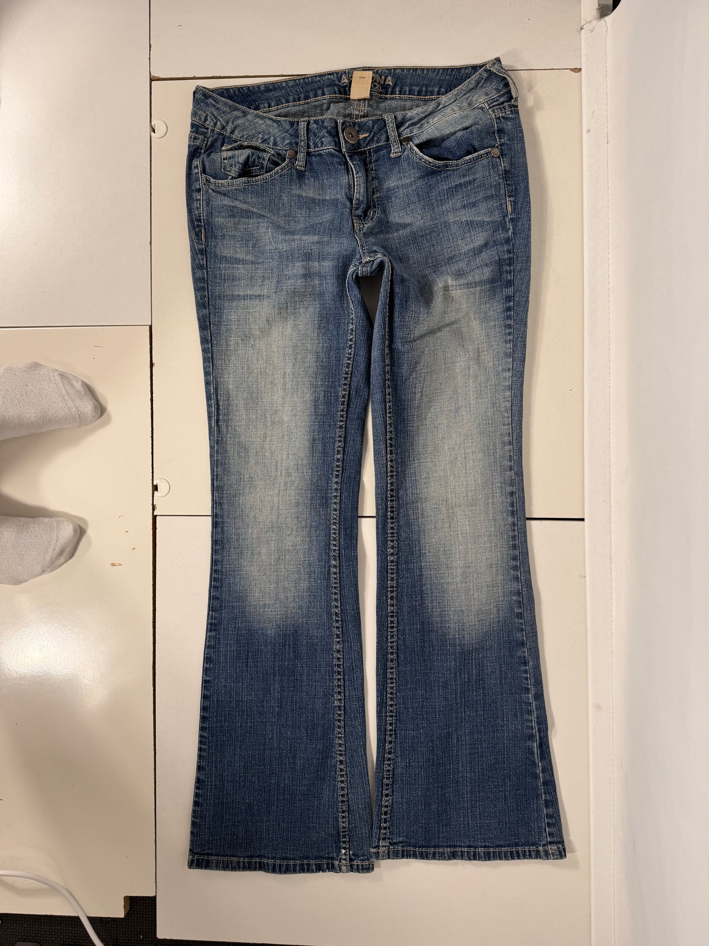Lavtaljede jeans str: S