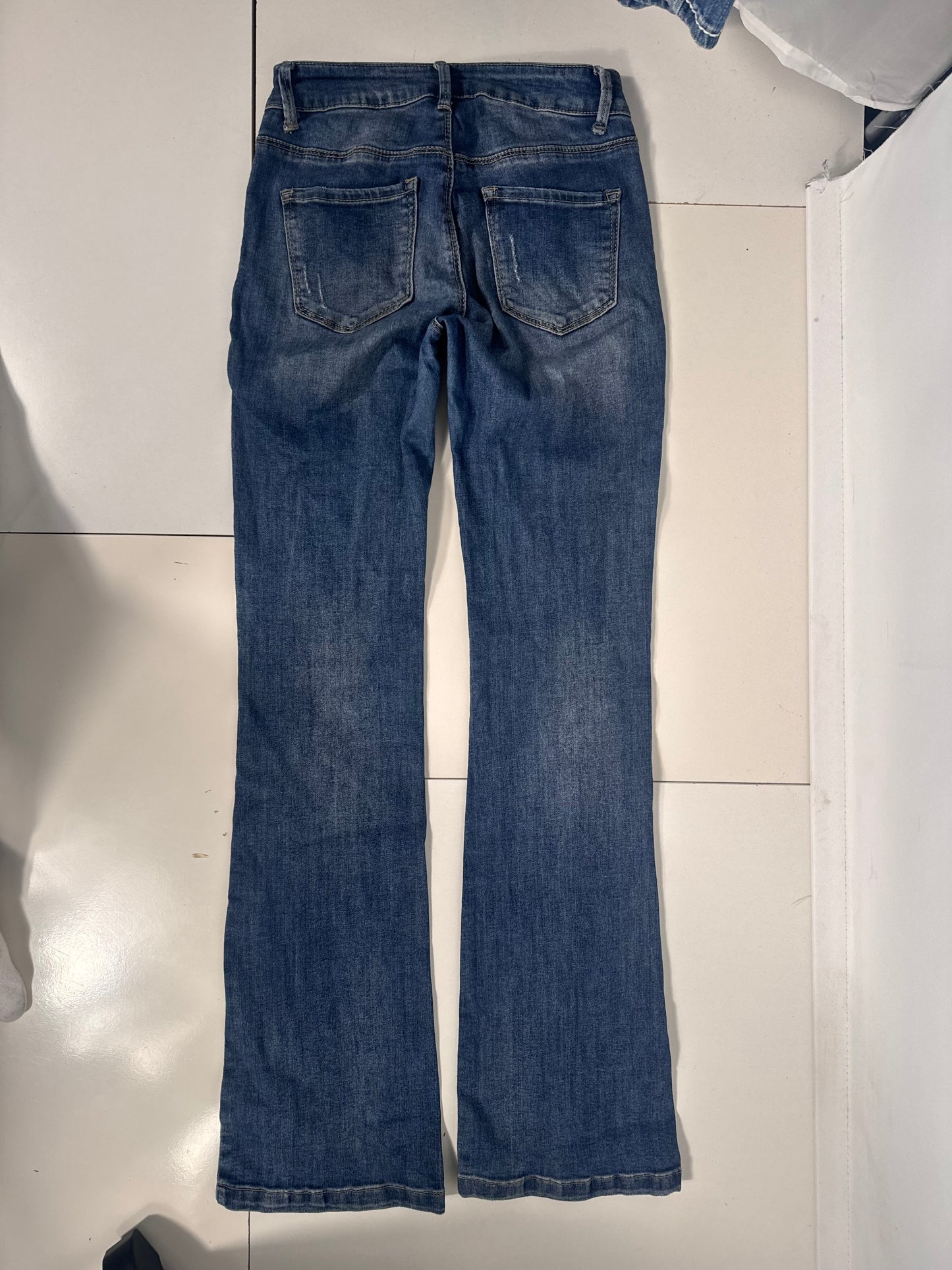 Utsvängda jeans stl: XS