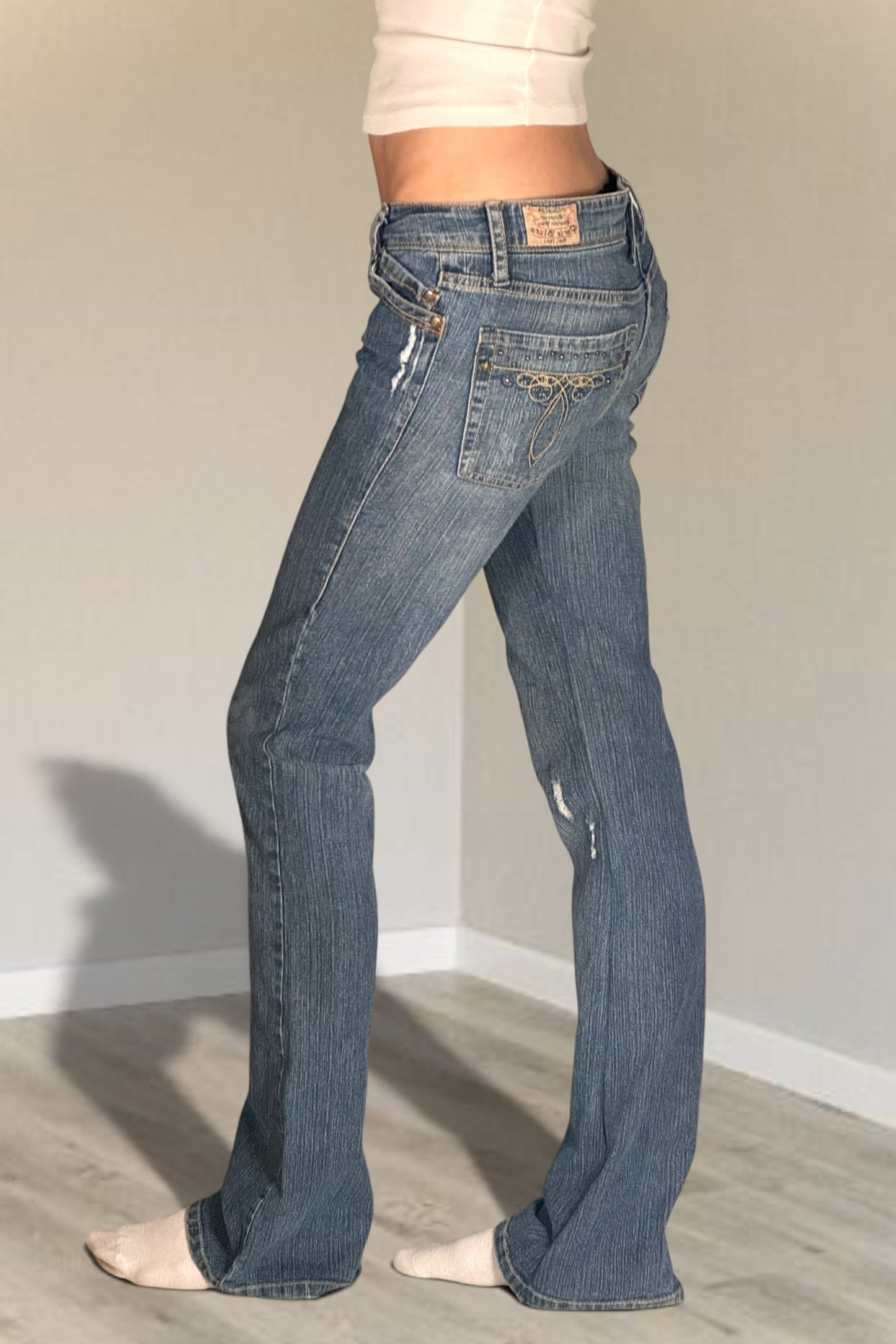 Lågmidjade jeans stl: S