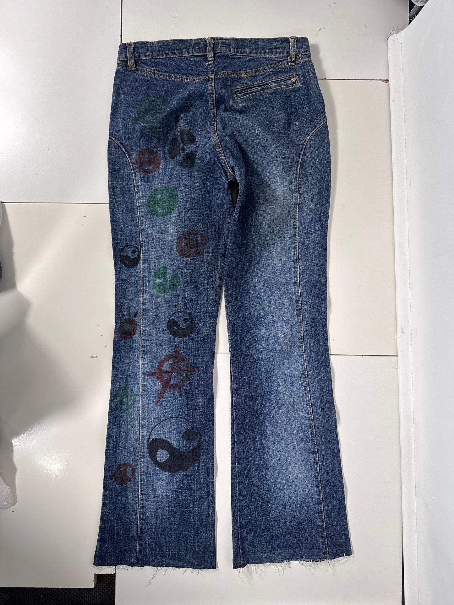 Lågmidjade jeans stl: XS