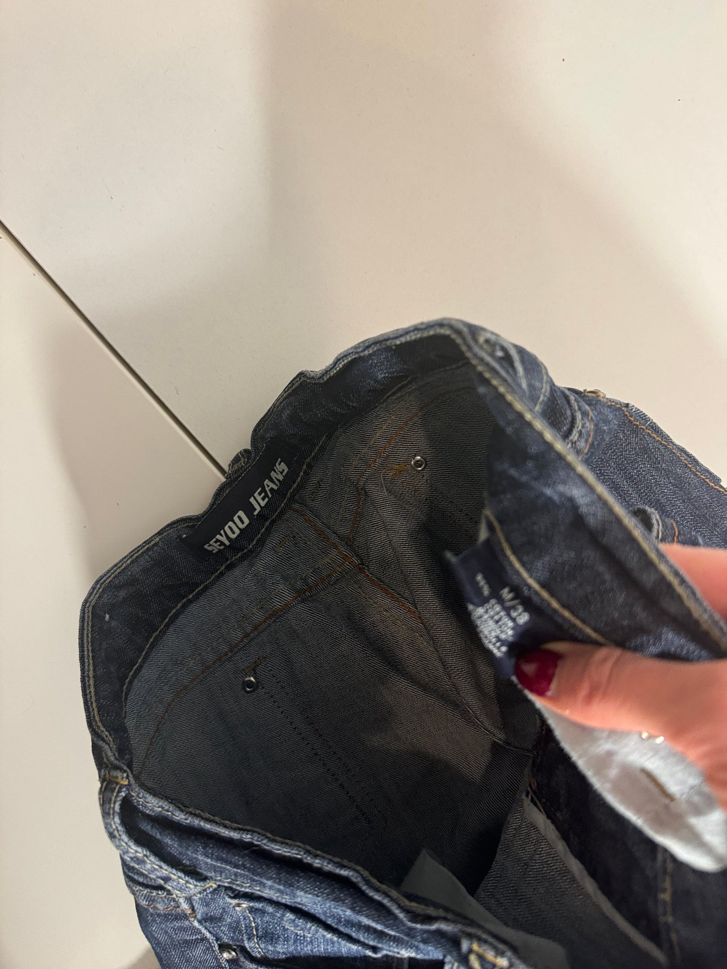 Lågmidjade jeans stl: S