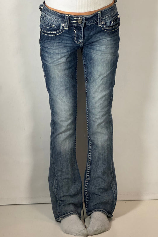 Lågmidjade jeans stl: S