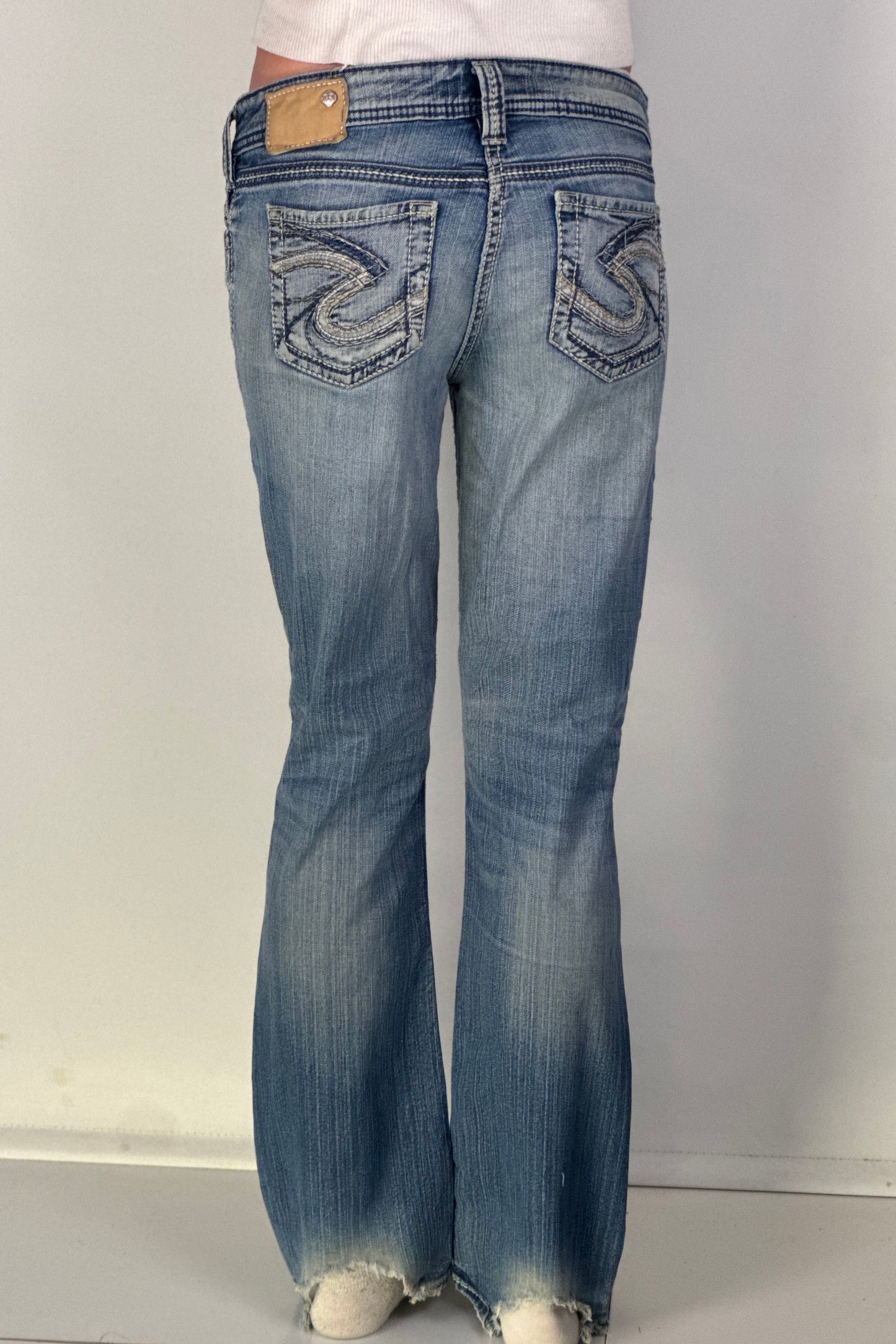 Lågmidjade jeans stl: S