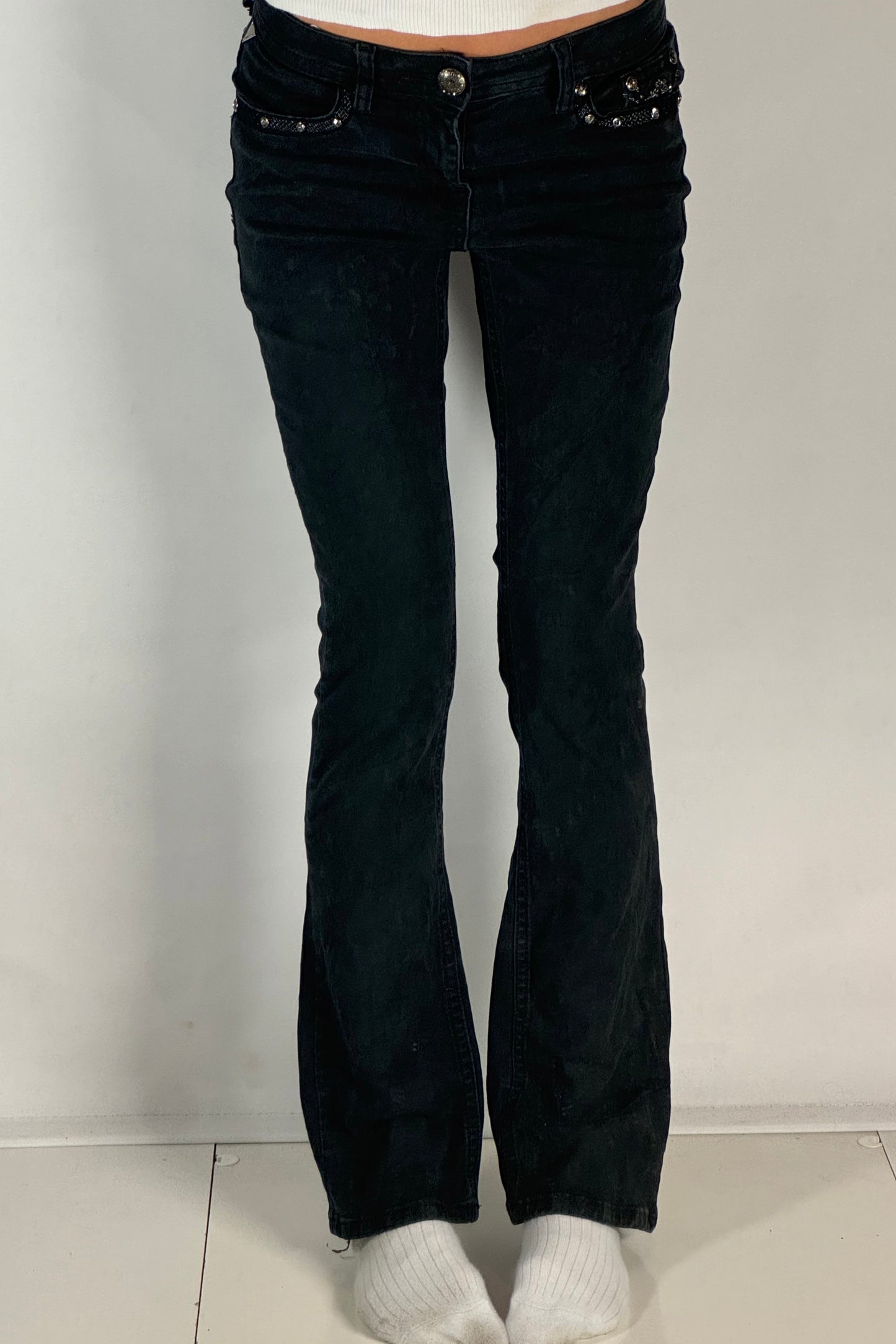 Lågmidjade jeans stl: XXS