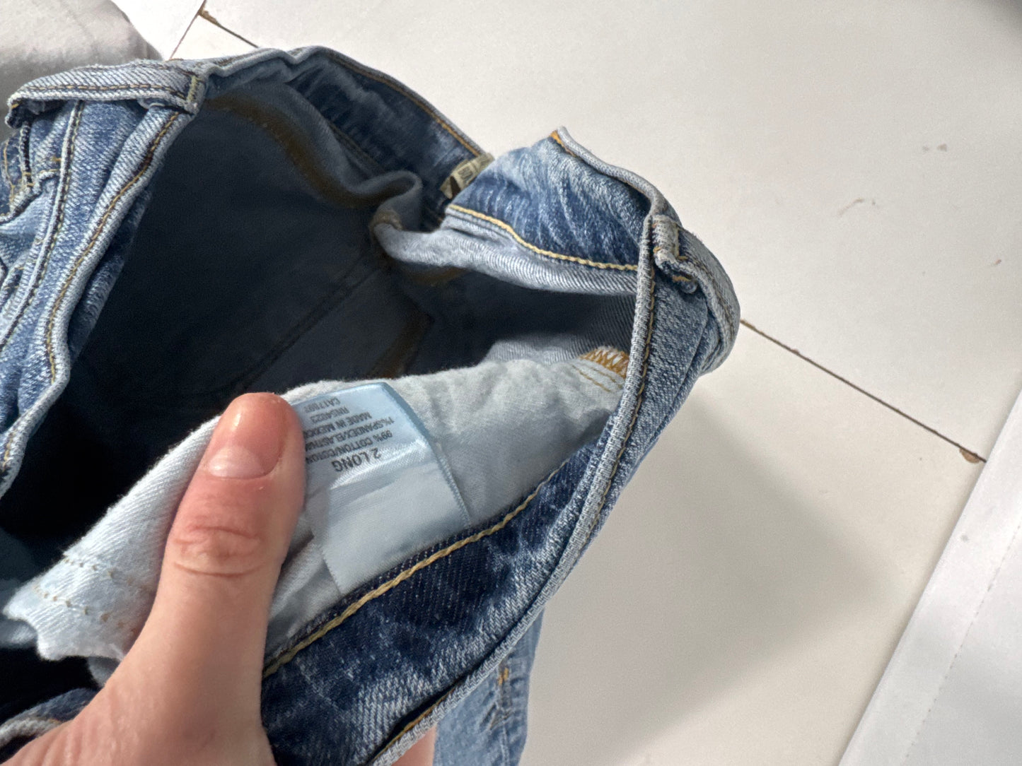 Lågmidjade jeans stl: XS